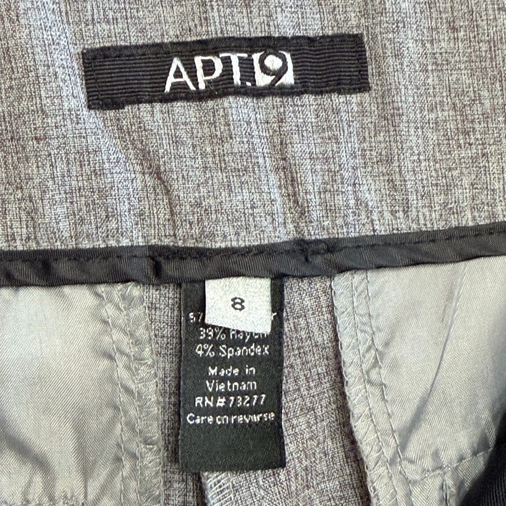 Apt. 9 Charcoal Dress Pants for Women Size 8 - Picture 3 of 8